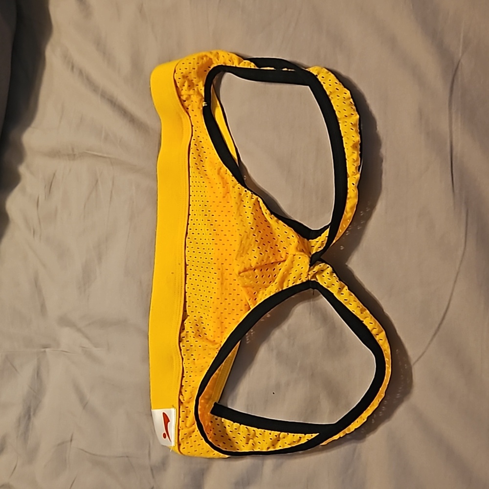 Yellow with Black Trim